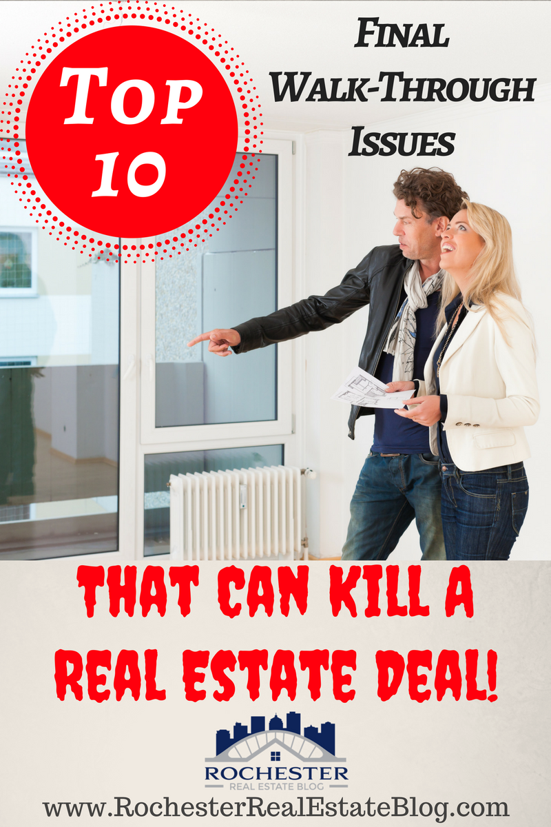 Top 10 Final WalkThrough Issues That Can Delay Or Kill A Closing