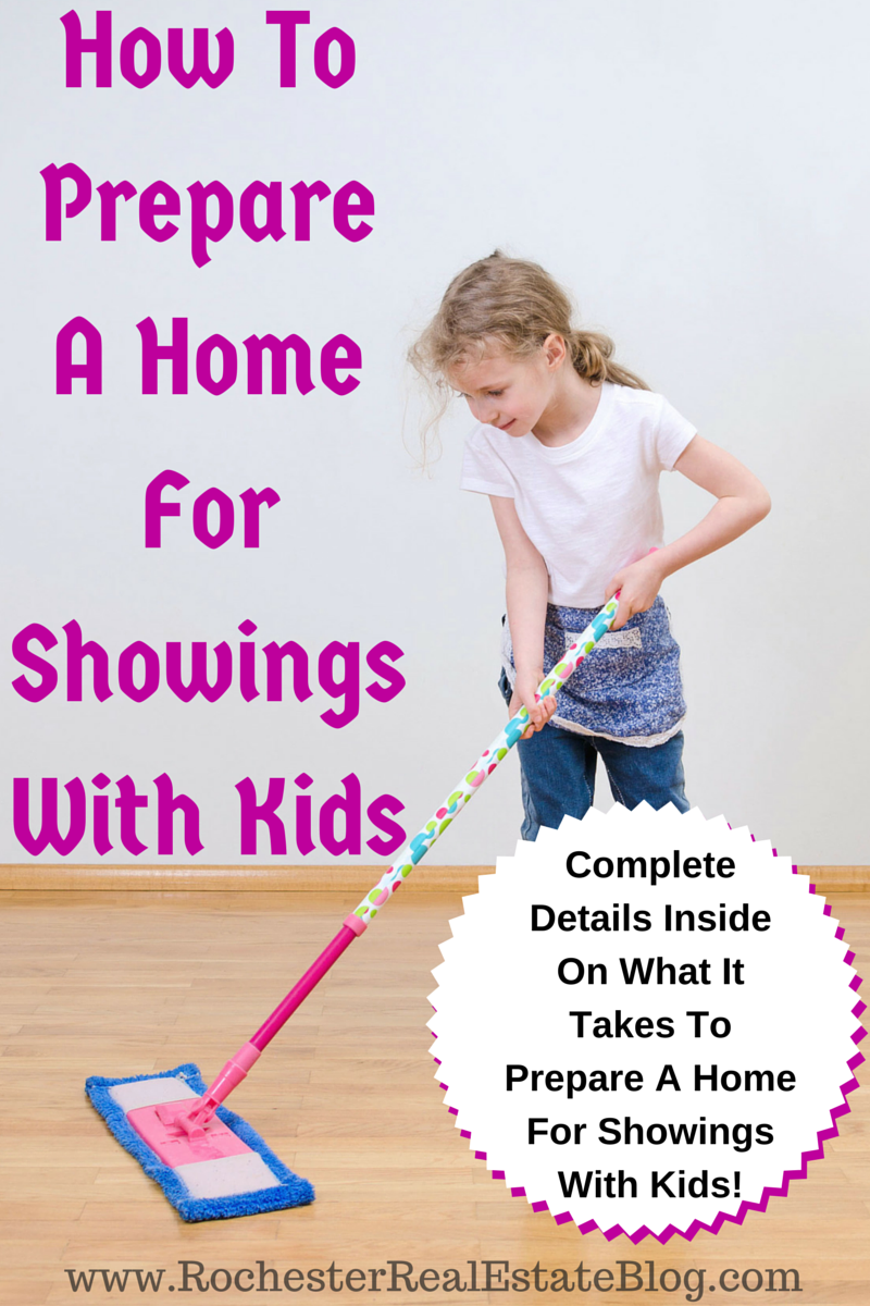 How To Prepare A Home For Showings When Selling A Home With Kids