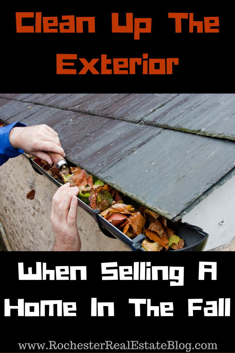 Clean Up The Exterior When Selling A Home In The Fall