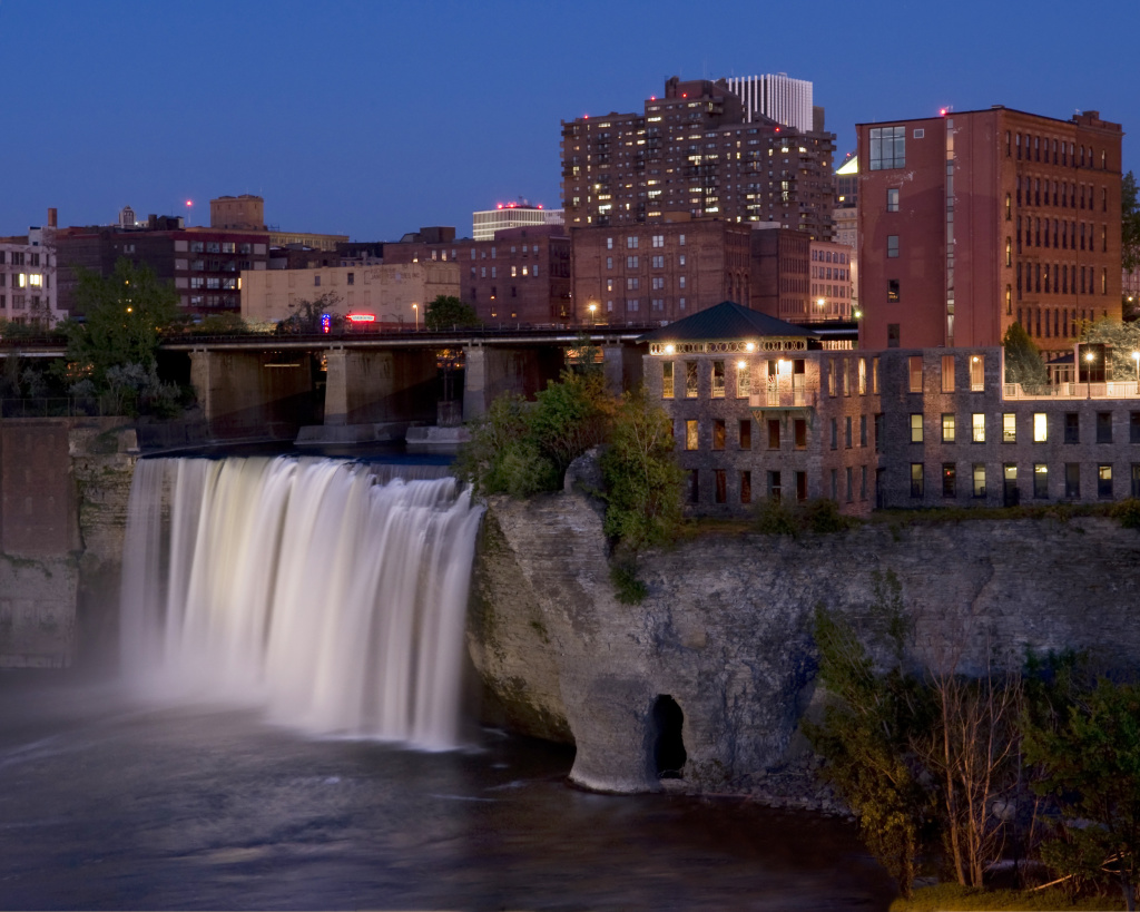 Rochester, NY at Night