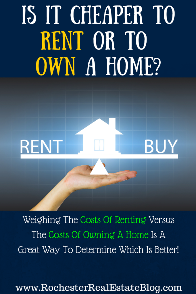 Is It Cheaper To Rent Or To Own A Home - Weighing The Costs Of Both Is Helpful In Determining Which Is The Better Fit