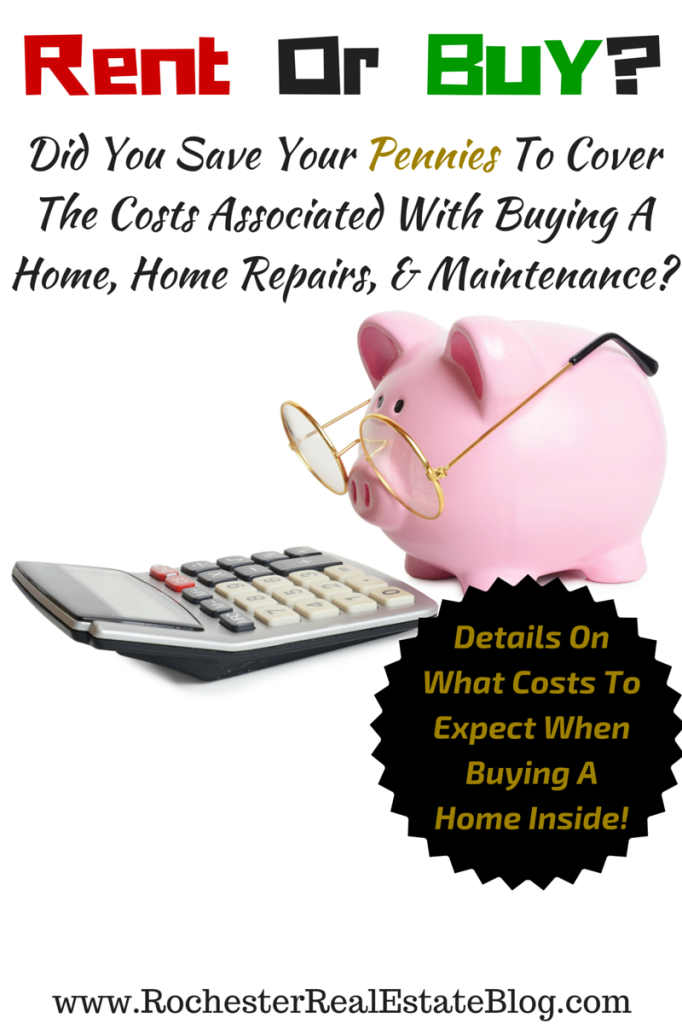 Rent Or Buy - Do You Have Money Available For Costs Associated With Buying A Home, Repairs, & Maintenance