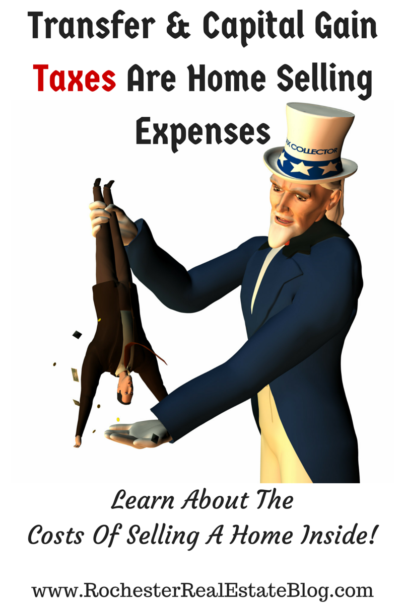 Transfer & Capital Gain Taxes Are Home Selling Expenses