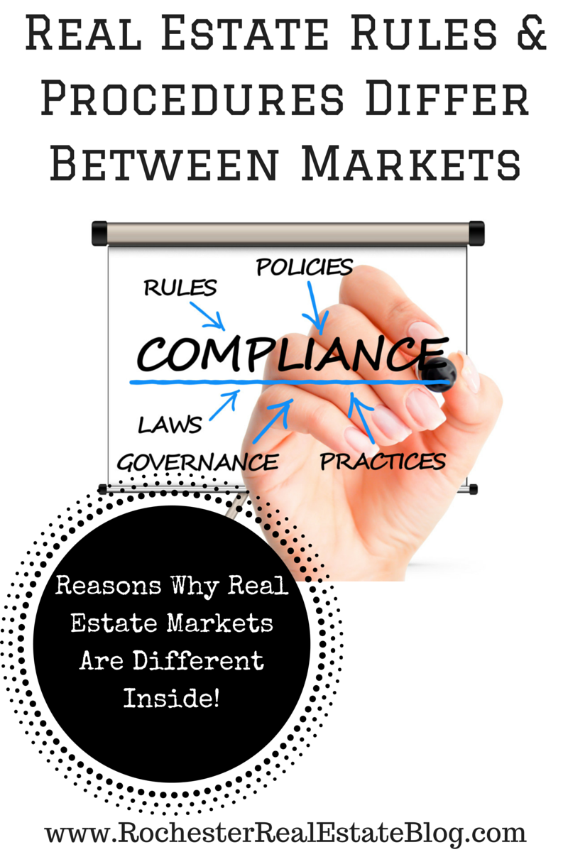 Real Estate Regulations & Procedures Differ Between Markets