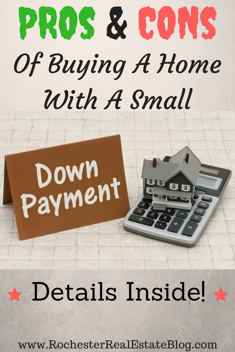PROs & CONs Of Buying A Home With A Small Down Payment