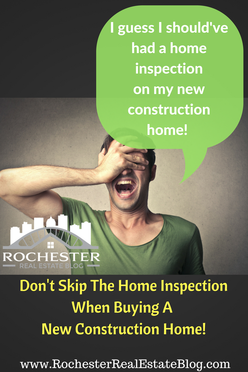 New Construction Home Buying Tip: Don't Skip The Home Inspection When Buying A New Construction Home!