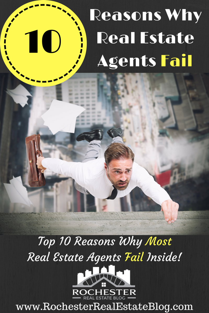 Top 10 Reasons Why Most Real Estate Agents Fail