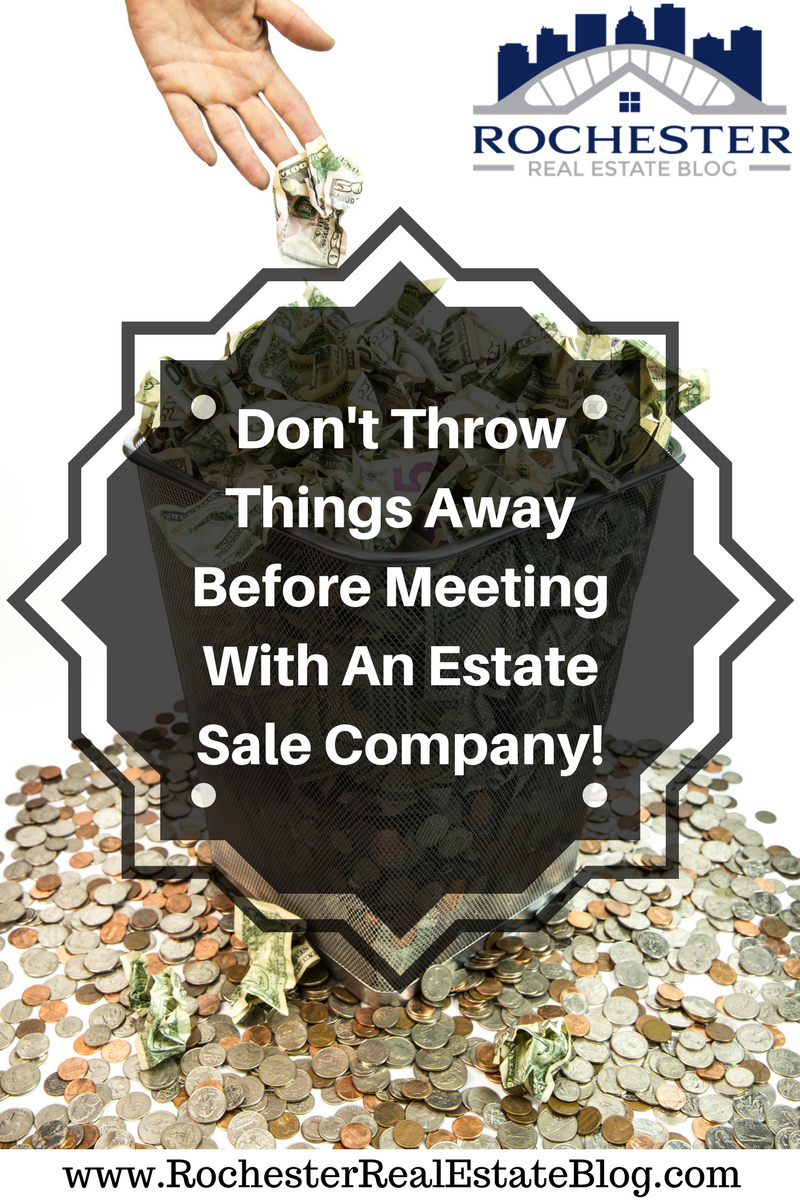 Don't Throw Things Away Before Meeting With An Estate Sale Company!