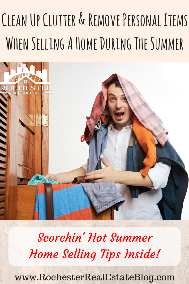 Clean Up Clutter & Remove Personal Items When Selling A Home During The Summer