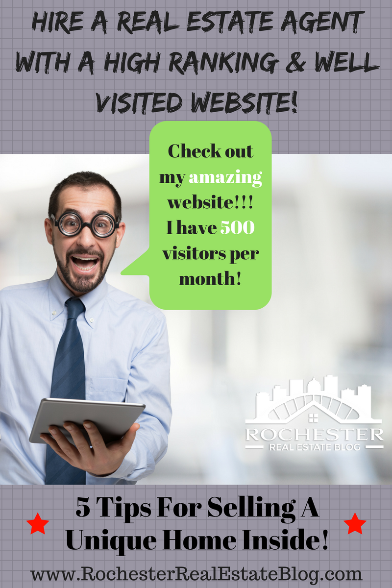 Hire A Real Estate Agent With A High Ranking & Well Visited Website!