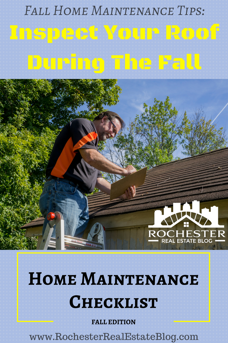 Fall Home Maintenance Tasks - Inspect Your Roof During The Fall