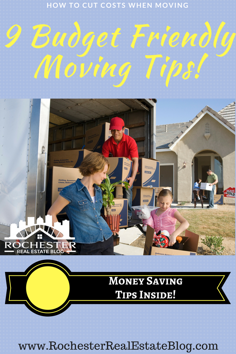 9 Budget Friendly Moving Tips - Cutting Costs When Moving