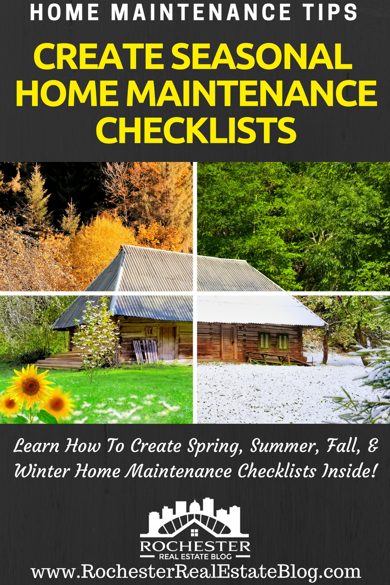 Create Seasonal Home Maintenance Checklists
