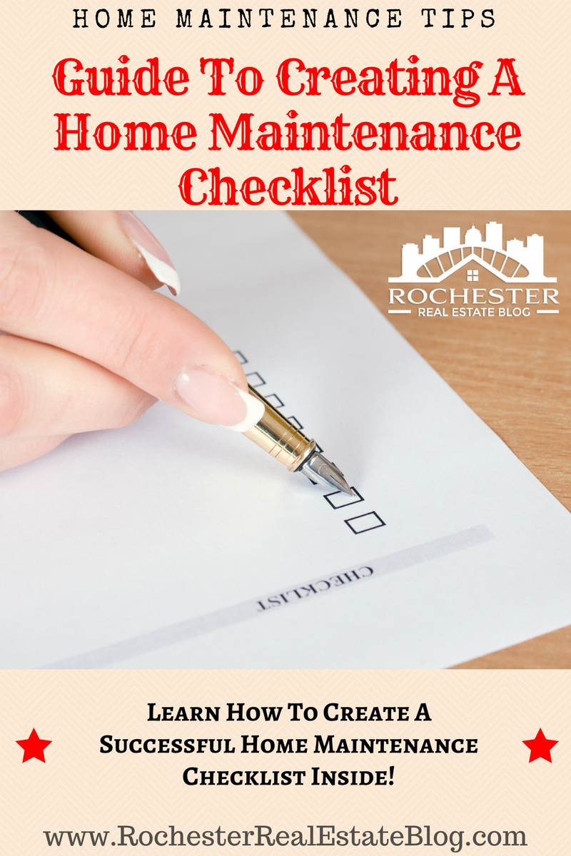 How To Create A Home Maintenance Checklist