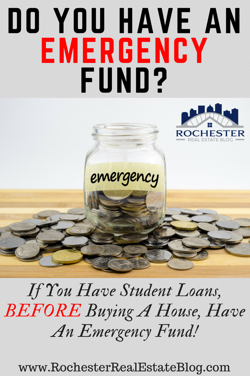 Should You Pay Off Student Loans Before Buying A House - Always Have An Emergency Fund