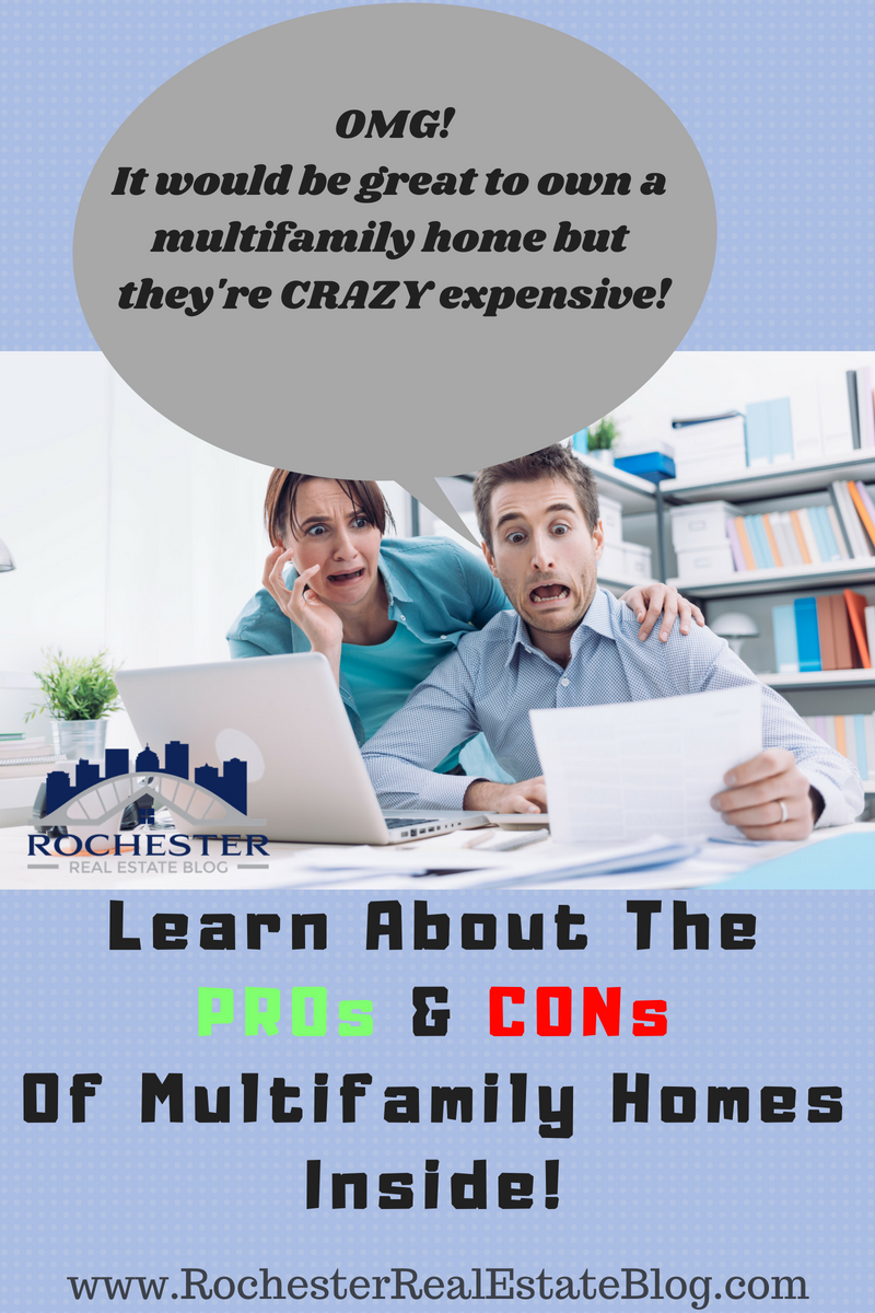 CON of owning a multifamily home; They can be more expensive - Learn all about the PROs & CONs of multifamily homes