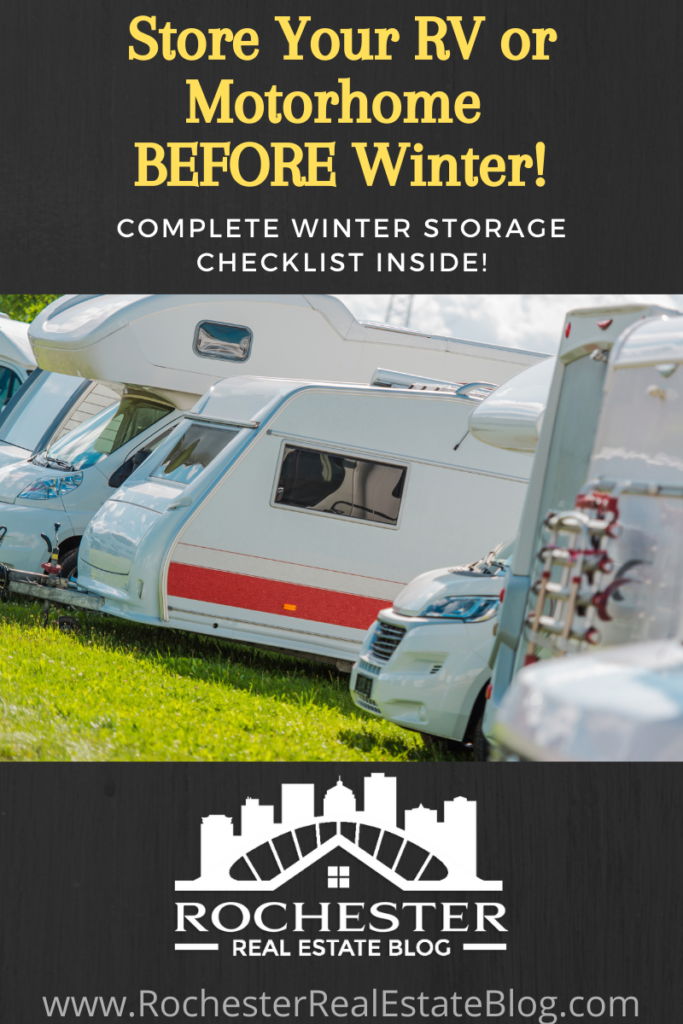 Store Your RV or Motorhome BEFORE Winter!