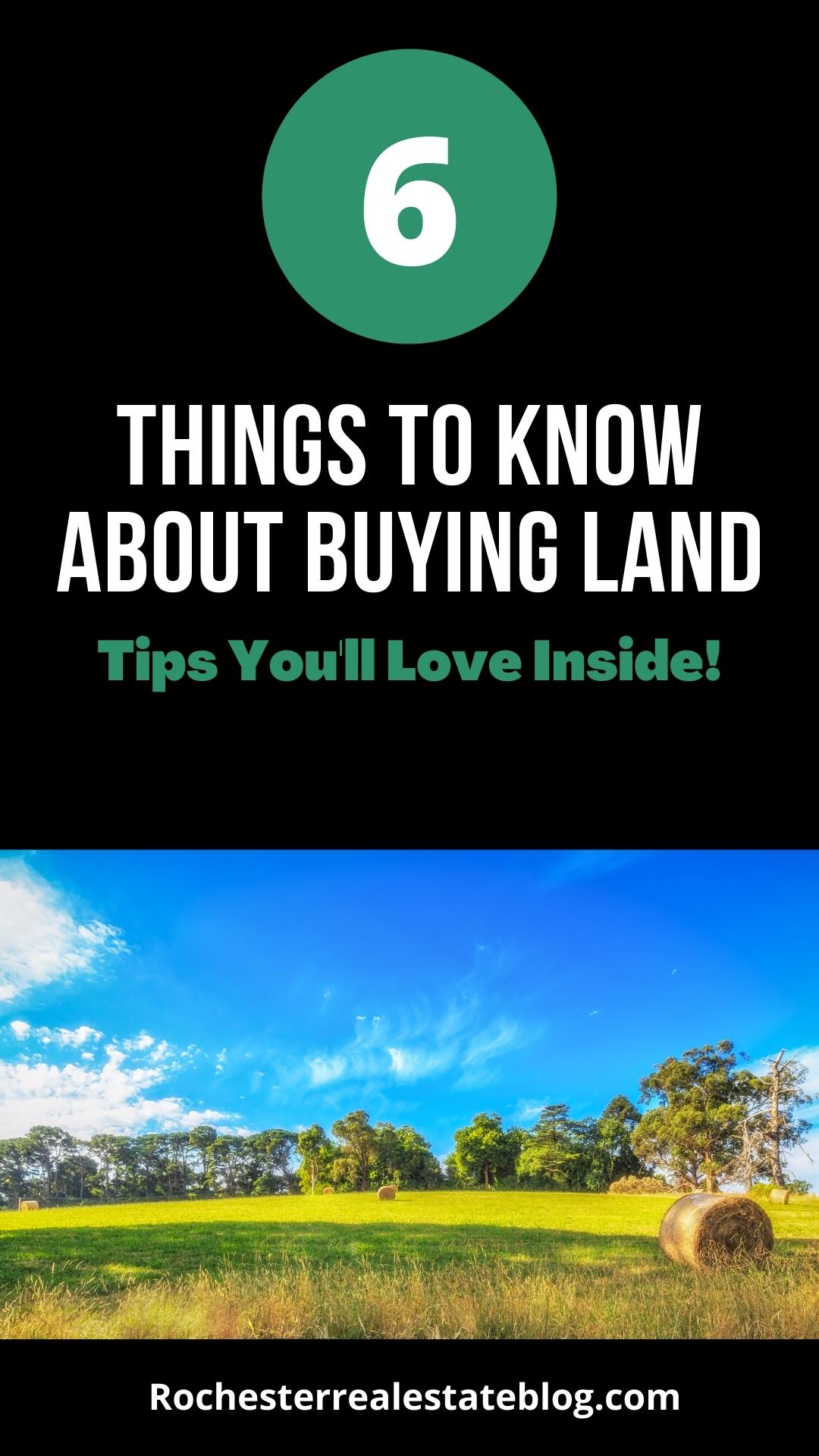 6 Issues You Ought to Know About Shopping for Land