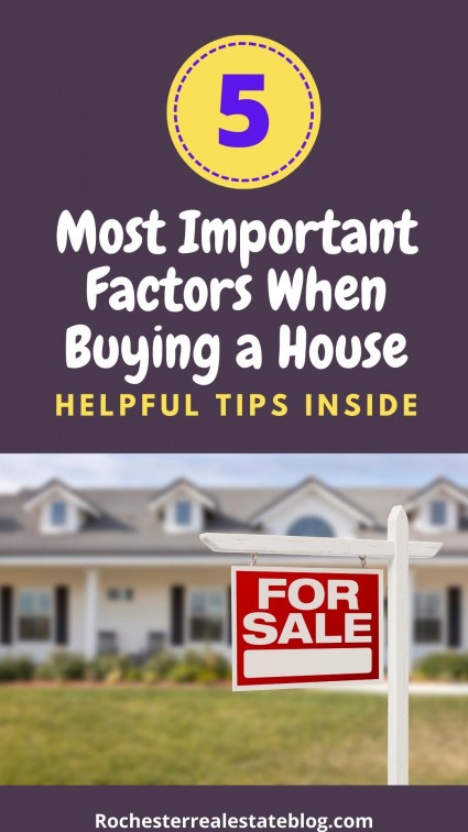 5 Important things to consider when buying a new House