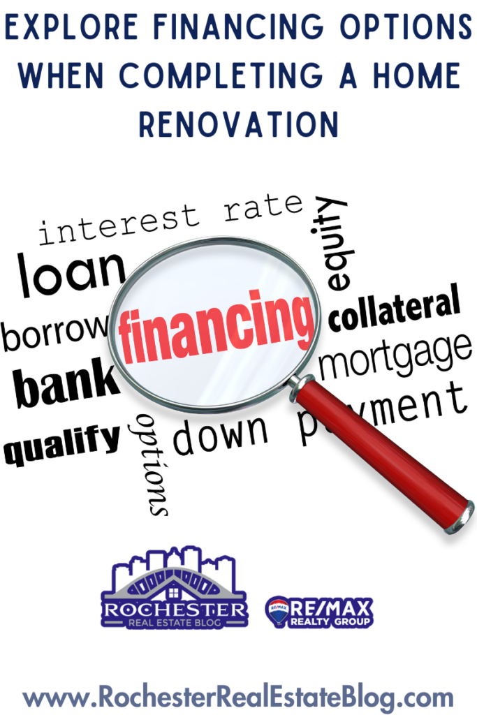 Explore Financing Options When Completing A Home Renovation