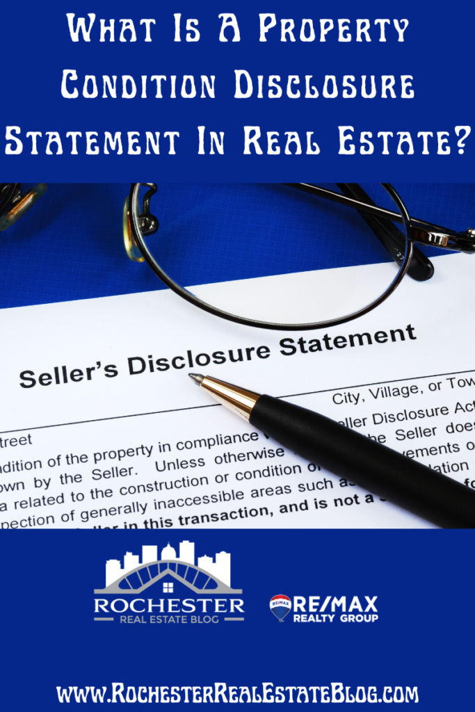 What Is A Property Condition Disclosure Statement In Real Estate